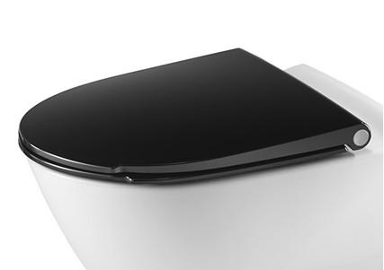 Pressalit Spira Art s&aelig;de m/softclose og Quick Release - Sort