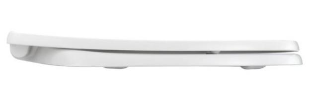 Pressalit 1094 toilets&aelig;de m/soft close - Hvid