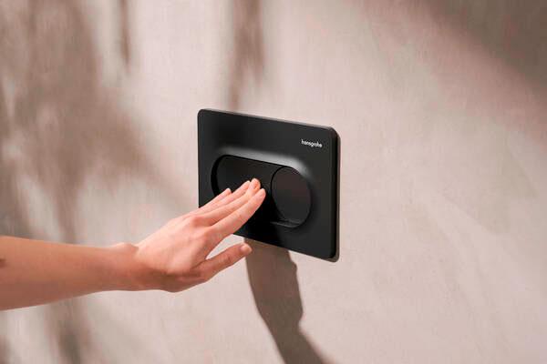 hansgrohe iFrame Original S betjeningsplade - Mat sort hansgrohe iFrame Original S betjeningsplade - Mat sort