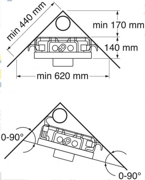 Gustavsberg Trimont XS-fikstur - Høj model med frontbetjening Gustavsberg Trimont XS-fikstur - Høj model med frontbetjening