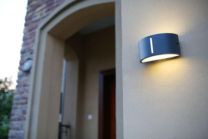 Lutec Architectural Bonn udend&oslash;rslampe til v&aelig;g