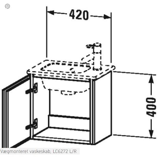 Duravit ME by Starck 43 m&oslash;belvask