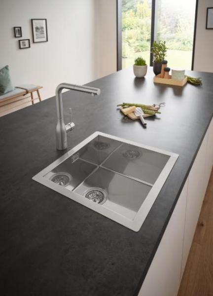 Grohe K700 k&oslash;kkenvask i rustfrit st&aring;l 60-S