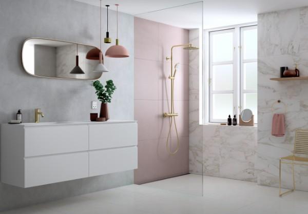 Damixa Silhouet S håndvaskbatteri u/bundventil - Poleret messing Damixa Silhouet S håndvaskbatteri u/bundventil - Poleret messing