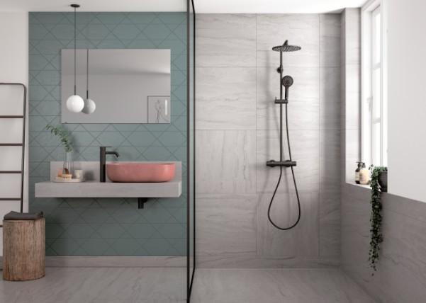 Damixa Silhouet L håndvaskbatteri u/bundventil - Matsort Damixa Silhouet L håndvaskbatteri u/bundventil - Matsort