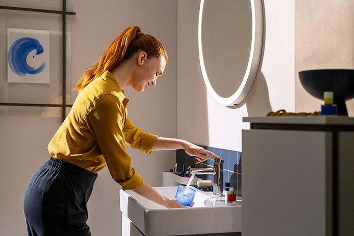 hansgrohe Zesis S h&aring;ndvaskarmatur 100 CoolStart m/push-open bundventil - Krom