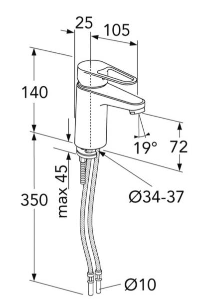 Gustavsberg Ny Nautic h&aring;ndvaskarmatur