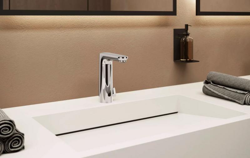 Oras Electra 9300FZ ber&oslash;ringsfri vandhane - Batteri - Krom