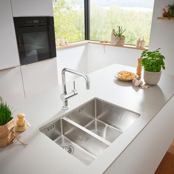 Grohe Minta k&oslash;kkenarmatur m/U-tud - Krom