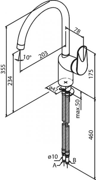 Damixa Clover Green køkkenarmatur Damixa Clover Green køkkenarmatur