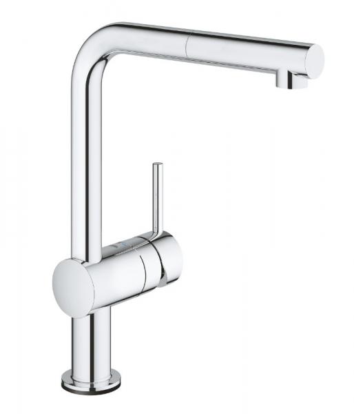 Grohe Minta Touch elektronisk køkkenarmatur L-tud m/udtræk Grohe Minta Touch elektronisk køkkenarmatur L-tud m/udtræk