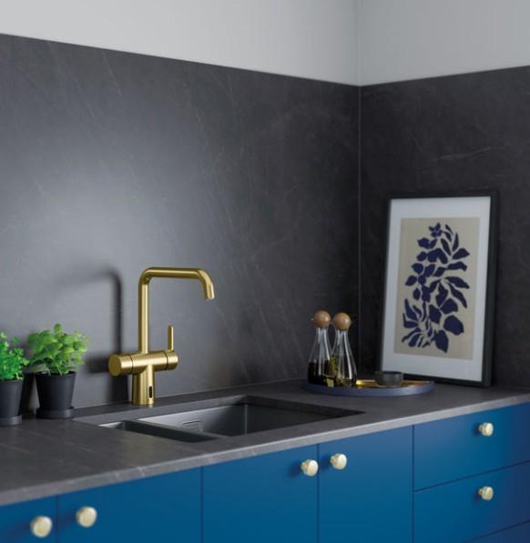 Damixa Silhouet Touchless køkkenarmatur - Børstet messing Damixa Silhouet Touchless køkkenarmatur - Børstet messing