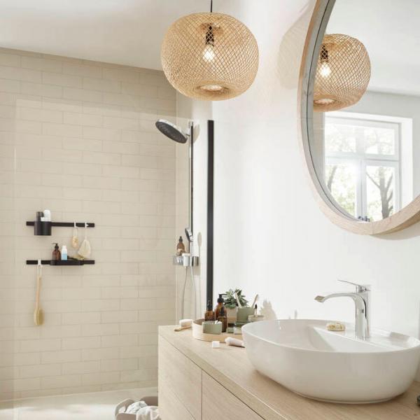 hansgrohe Pulsify S 260 Showerpipe 2jet m/ShowerTablet Select 400 EcoSmart - Krom