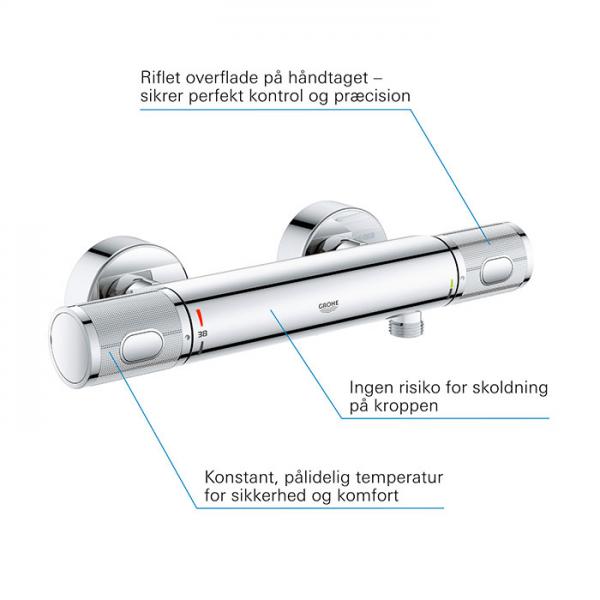 Grohe Precision Feel armatur til brus - Krom