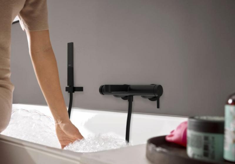 Hansgrohe Finoris kar/brusearmatur - Mat sort Hansgrohe Finoris kar/brusearmatur - Mat sort