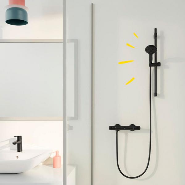 Grohe Vitalio Start 110 brusesæt 2 sprays m/WaterSaving - Mat sort Grohe Vitalio Start 110 brusesæt 2 sprays m/WaterSaving - Mat sort