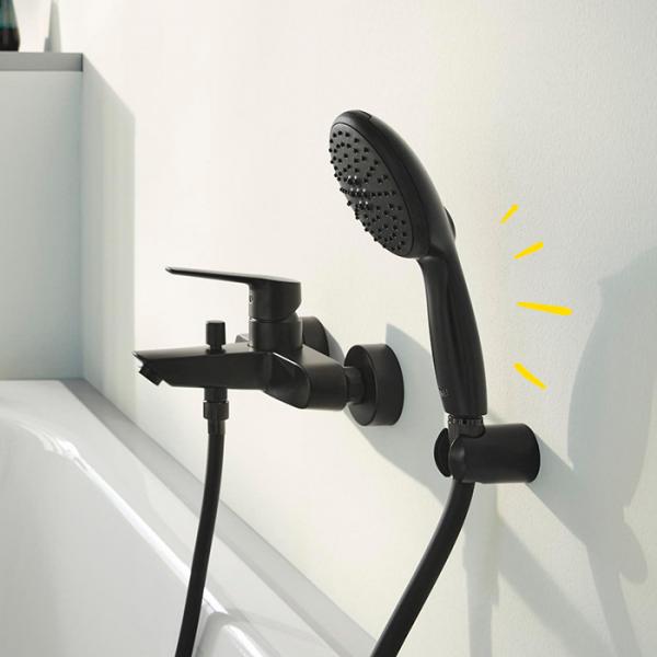 Grohe VitalioFlex Trend bruseslange 1500mm - Mat sort Grohe VitalioFlex Trend bruseslange 1500mm - Mat sort