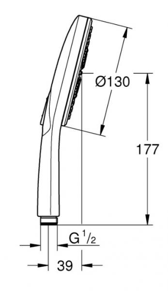 Grohe Rainshower SmartActive brusesæt - Børstet warm sunset Grohe Rainshower SmartActive brusesæt - Børstet warm sunset