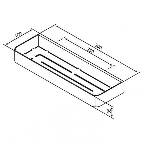 Damixa Zen pakke til bruseren - B&oslash;rstet grafitgr&aring;