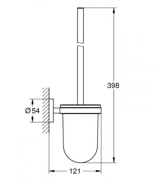 Grohe Start tilbeh&oslash;r til bad - Mat sort