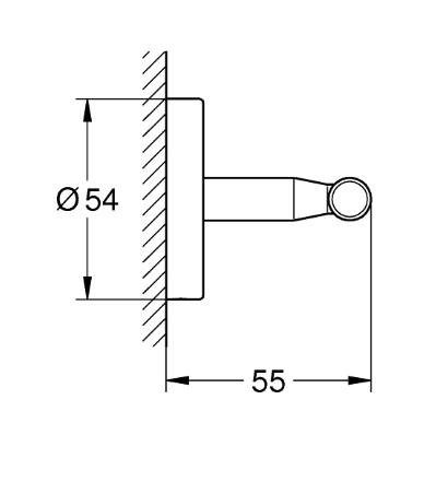 Grohe Start Cosmopolitan dobbelt h&aring;ndkl&aelig;dekrog - Krom