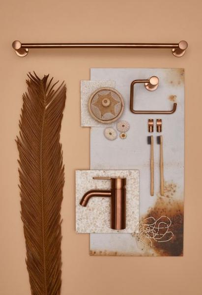 Damixa Silhouet håndklædestang - 500 mm - Børstet kobber Damixa Silhouet håndklædestang - 500 mm - Børstet kobber