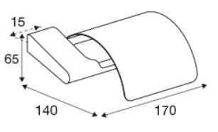 Pressalit Style toiletpapirholder m/frontplade - Børstet stål Pressalit Style toiletpapirholder m/frontplade - Børstet stål