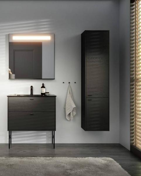 Gustavsberg Artic 40 h&oslash;jskab - Sort ask