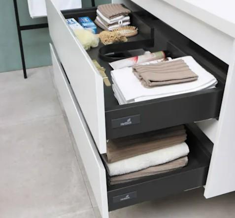 Sanibell Proline m&oslash;bels&aelig;t 60 m/integrerede greb - Mat hvid