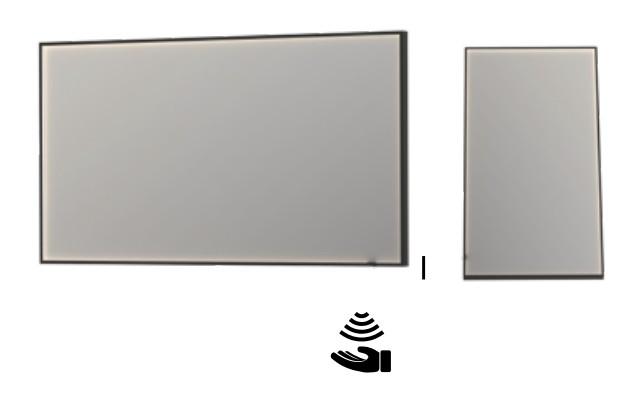 Sanibell Ink SP19 spejl m/lys, varme og sensor 140 x 80 cm - Mat hvid Sanibell Ink SP19 spejl m/lys, varme og sensor 140 x 80 cm - Mat hvid