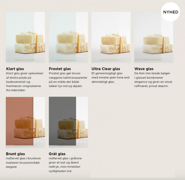 Strømberg Lucca 50 nichedør m/fast væg - Skræddersyet Strømberg Lucca 50 nichedør m/fast væg - Skræddersyet