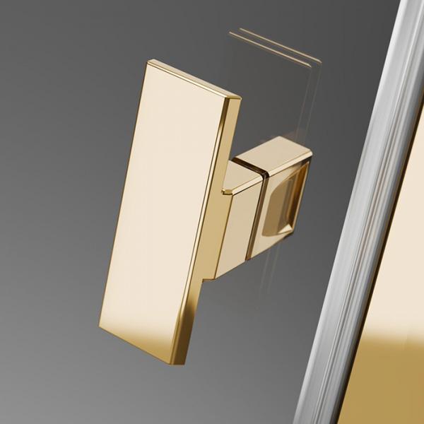 Strømberg Noma 45 svingdør m/sidepanel 1000mm - Venstre - Poleret messing Strømberg Noma 45 svingdør m/sidepanel 1000mm - Venstre - Poleret messing