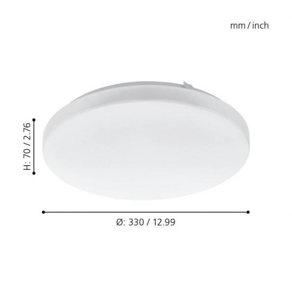 Eglo Frania v&aelig;g- og loftslampe