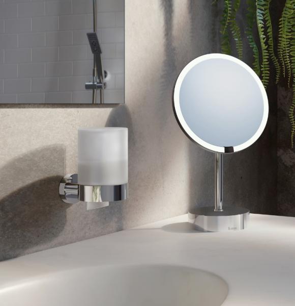 Smedbo Home s&aelig;bedispenser til v&aelig;g - Krom