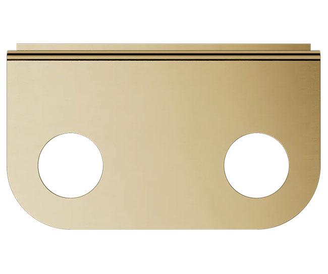 Toni Copenhagen dobbelt s&aelig;beholder t/v&aelig;g - &AElig;gte messing