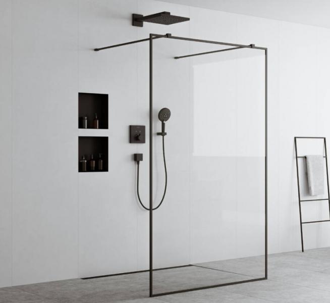 Hansgrohe RainDrain Match Kappes&aelig;t - 90 cm - Mat sort