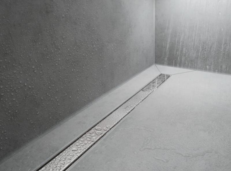 Hansgrohe RainDrain Match Kappes&aelig;t - 100 cm - B&oslash;rstet rustfri st&aring;l