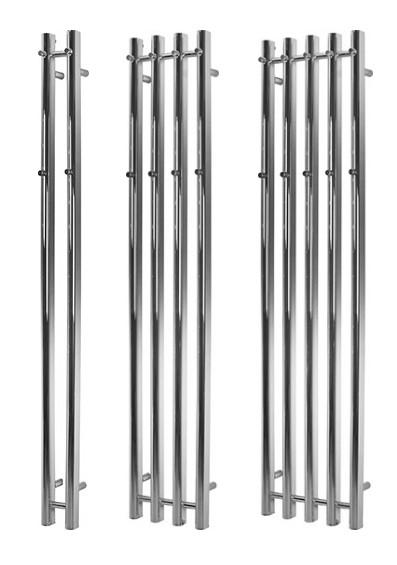 Kriss Vega h&aring;ndkl&aelig;det&oslash;rrer - 33,2x142 cm - Krom