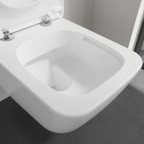 Villeroy & Boch Venticello Rimless v&aelig;gh&aelig;ngt toilet m/Ceramic+ - Hvid