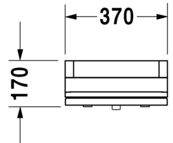 Duravit Sensowash bidetsæde til Darling New og Starck Duravit Sensowash bidetsæde til Darling New og Starck