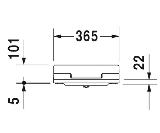 Duravit Sensowash Slim bidets&aelig;de til Happy D.2