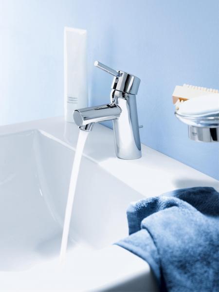 Grohe Concetto håndvaskarmatur m/bundventil Grohe Concetto håndvaskarmatur m/bundventil