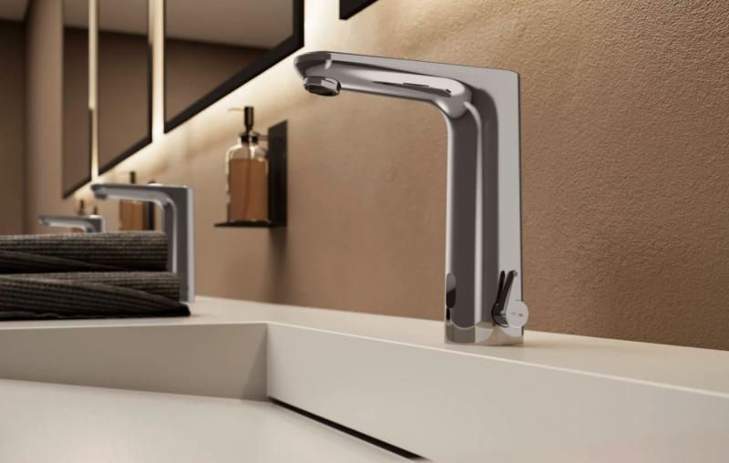 Oras Electra 9300FZ ber&oslash;ringsfri vandhane - Batteri - Krom