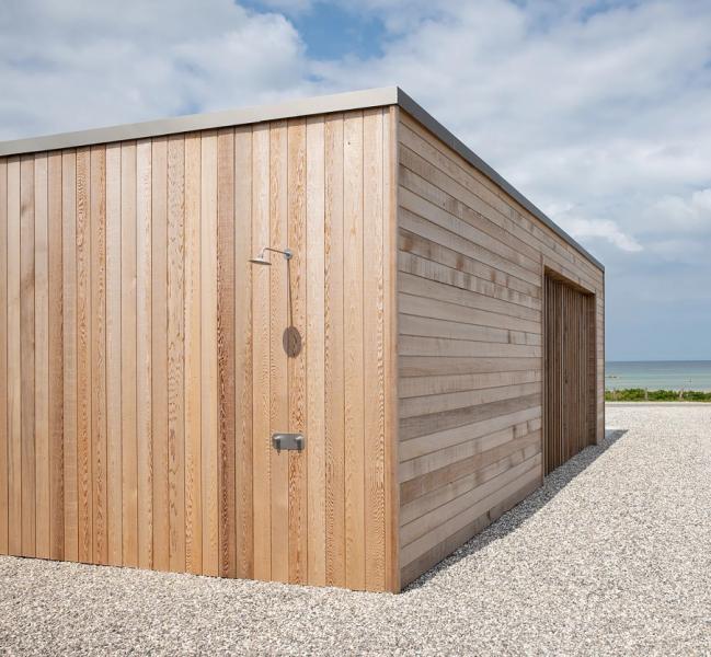 Frostline Eqi frostsikker udebruser t/indbygning 180 mm - Rustfrit st&aring;l