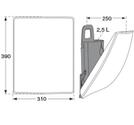 Pressalit v&aelig;gspand og Sign Art toilets&aelig;de m/soft-close & quick release