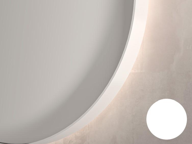 Sanibell Ink SP19 spejl m/lys, varme og sensor 60 x 80 cm - Mat hvid Sanibell Ink SP19 spejl m/lys, varme og sensor 60 x 80 cm - Mat hvid