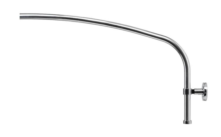 Hefe Kvalitets forhængsstang - buet Hefe Kvalitets forhængsstang - buet