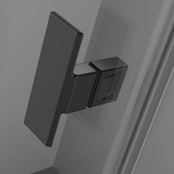 Strømberg Noma 20 nichedør 800mm - Højre - Mat sort Strømberg Noma 20 nichedør 800mm - Højre - Mat sort