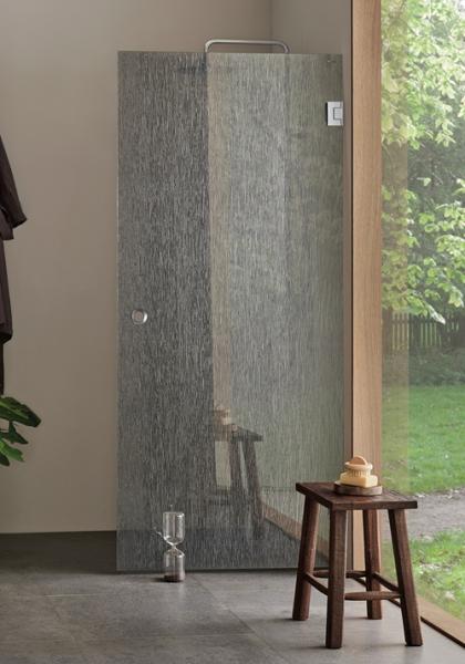 Hafa Infinity Lace brusedør 80 - Krom Hafa Infinity Lace brusedør 80 - Krom