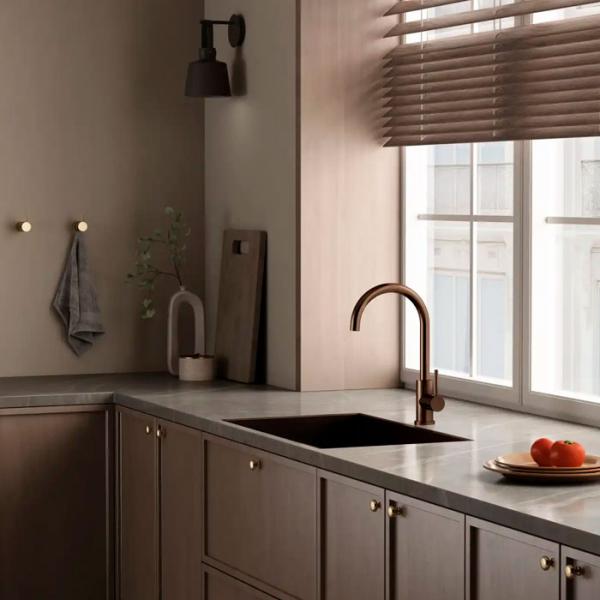 Lavabo Kubus 140 RS Round køkkenarmatur - Kobber Lavabo Kubus 140 RS Round køkkenarmatur - Kobber